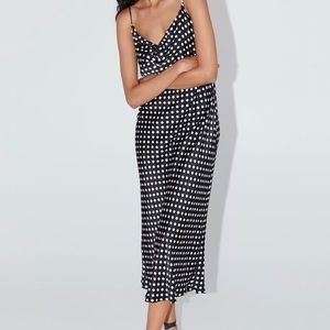 ZARA Slip Dress Polka Dot